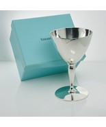 Tiffany &amp; Co Stem Wine Cocktail Goblet Glass Sterling Silver Makers 1890&#39;s - £176.99 GBP
