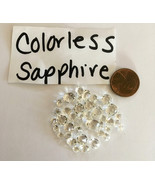 46.5 carats Natural Unheated White Sapphire Colorless Ceylon Brilliant 4... - $689,382.95 MXN