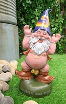 Ebros Free Spirited Hippie Garden Old Mr Gnome Statue Happiness Is Home ... - £37.47 GBP