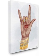 I Love You Hand Pose Fashion Inspired Accessories Wall Art By Stupell, W... - £77.37 GBP