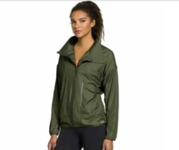 NWT Under Armour Women&#39;s Jacket UA Running Stunner Olive Green Small - £98.32 GBP