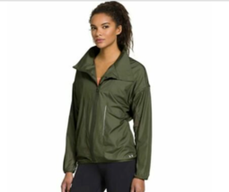 NWT Under Armour Women&#39;s Jacket UA Running Stunner Olive Green Small - £96.25 GBP