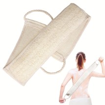 Natural Loofah Sponge Back Scrubber for Bath Shower, Exfoliating Body Scrubber, - £13.76 GBP