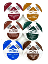 TASSIMO Jacobs Coffee pods VARIETY Pack: 6 different Kinds FREE SHIPPING - £9.34 GBP