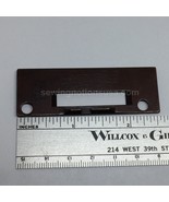 240144 Swiss NEEDLE PLATE JAPAN B1109562000 Singer 111G 111W 211G 211U 211W - $13.51 CAD