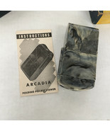 Vintage arcadia folding pocket viewer gray plastic sold as is for parts - $19.75