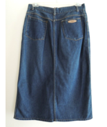 Ladies Skirt Size 11 Blue Denim Front Slit Pencil Skirt $70 Value Blue J... - $10.44