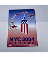 Vintage NYC 2004 Be a Part of It RNC 2.25 Inch Campaign Button Pinback - $149.72 MXN