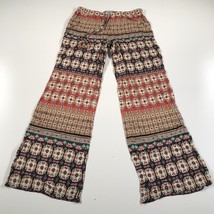 SW3 Bespoke Pants Womens Small Harem Pants Multicolor Geometric Boho - £26.14 GBP