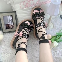 Lolita Shoes Kawaii Japanese Style Mary Janes Woman Flats Cute Students Fashion  - £38.48 GBP