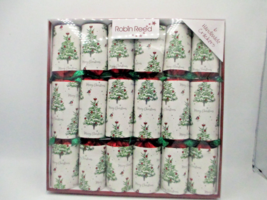 Robin Reed Christmas Crackers Christmas Tree Set of 6 with Hat Joke and Gift - £23.31 GBP