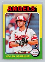 Nolan Schanuel #389 2024 Topps Heritage Los Angeles Angels RC - £1.59 GBP