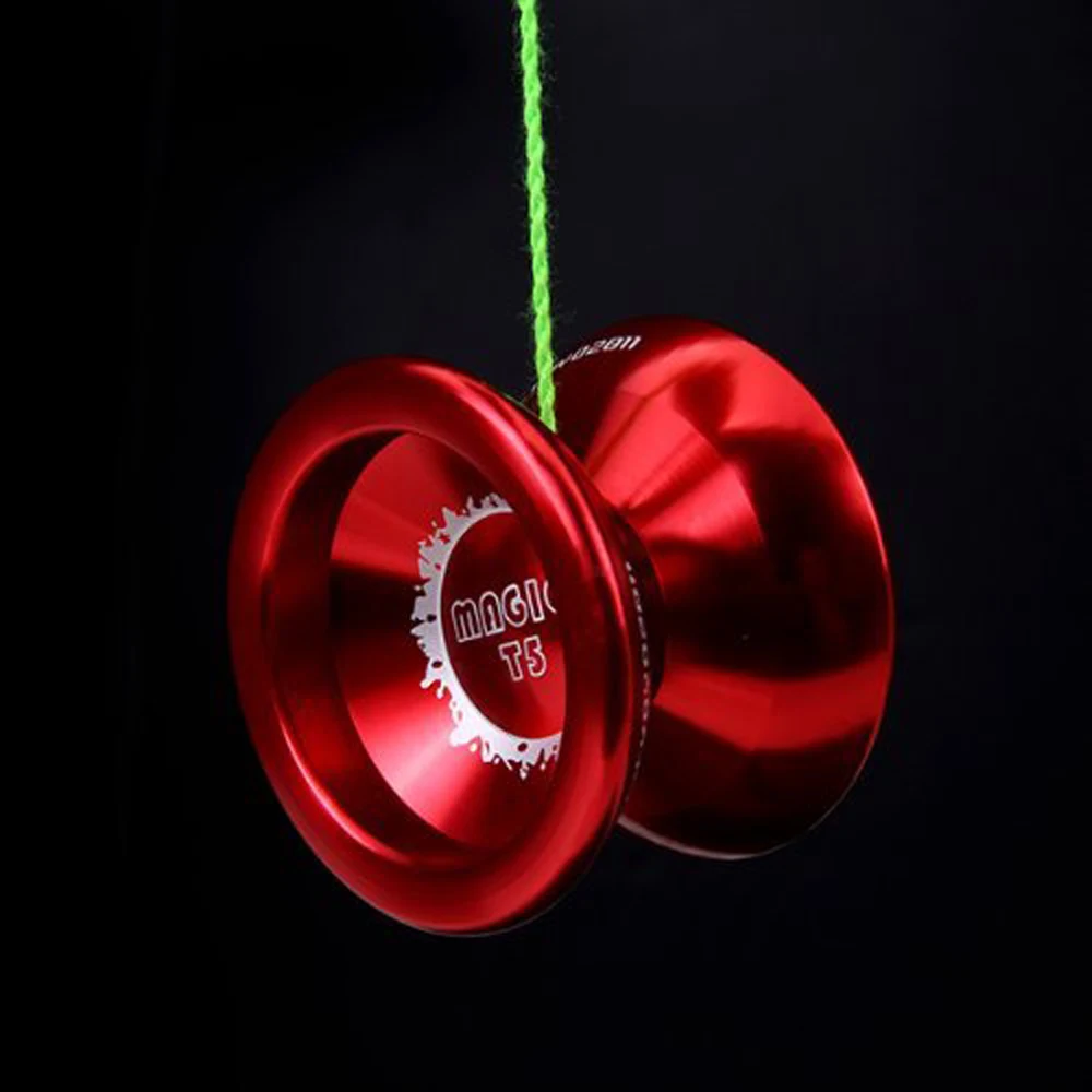 EBOYU Magic YOYO Red T5 Alloy Aluminum Professional Yo-Yo YoYo Ball Gift Toy for - £15.43 GBP