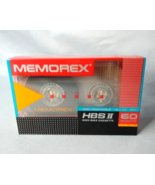 Memorex HBS II 60 Type II Cassette Tape NEW FACTORY SEALED NOS - £7.75 GBP