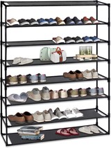 Jerry &amp; Maggie 8 Tier Fabric Shoe Rack, 32-40 Pairs, 39&quot;W X 11&quot;D X 50&quot;H - £31.14 GBP