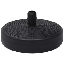 vidaXL Umbrella Base Black HDPE Plastic Medium Durable Umbrella Base - $57.93