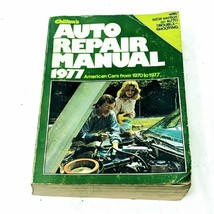 Chilton's Auto Repair Manual w Troubleshooting 1970-1977 Green Paperback Used - £8.51 GBP
