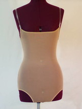 Body Suit Stocking Micro Mesh Belly Cover Leotard Snap Crotch Skin Tones... - £27.97 GBP