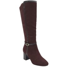 Karen Scott Women Isalee Block Heel Riding Boots Size US 5M Chocolate Mi... - $19.54