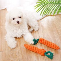 Xheimi Pet toys Pet Toys Carrots 2 PCS Puppy Teething Chew Dog Toys Rope Toys - £12.77 GBP
