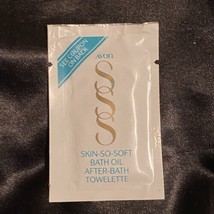 Vintage Avon 1989 Skin-So-Soft Bath Oil After-Bath Towelette - £15.50 GBP