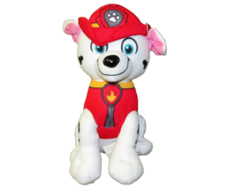 PAW PATROL PLUSH MARSHALL STUFFED ANIMAL NICKELODEON 2015 FIRE DOG DALMA... - £7.13 GBP