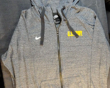 DISCONTINUED NIKE U.S. ARMY JUST DO IT GRAY LIGHTWEIGHT ZIP UP HOODIE LARGE - $26.72