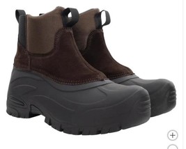 Staheekum Mens Boots Black Winter Memory Foam Water Repellent Upper - $62.99
