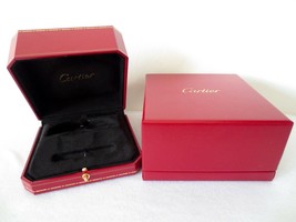 Authentic Genuine New Model Cartier Presentation Love Bracelet Box Red OEM - £86.04 GBP