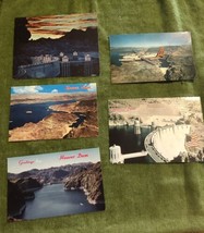 Hoover Dam bundle of 5 post cards 1970&#39;s Excellent - £7.67 GBP