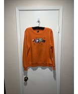 Holiday Editions Halloween Women’s Pullover Sweatshirt Sz S Bat Ghost Ca... - €21,35 EUR