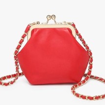 Cleo Coin Pouch Crossbody Clutch Red - £30.25 GBP