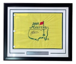 Jack Nicklaus Signé Encadré Masters Golf Drapeau Avec / Ans Bas AC22579 - £1,144.17 GBP