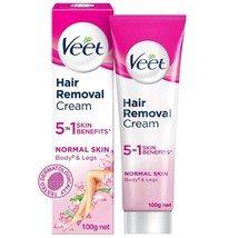 Veet Silk &amp; Fresh Hair Removal Cream, Normal Skin - 100g (Pack of 1) - £10.77 GBP