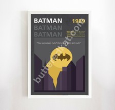 Batman (1989) Minimalistic Poster - £11.76 GBP+