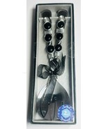 Wild Eye Designs Salad Server Set 2 Piece Fork Spoon Black Onyx Cabochon... - $29.72 CAD