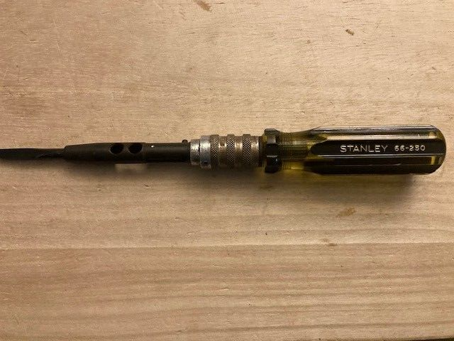 VTG Stanley Strip-Driver 66-250 Electricians Multi-Tool Wire Stripper Cu... - $9.90