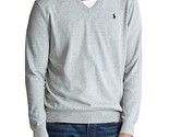 Polo Ralph Lauren Big and Tall V-Neck Pima Cotton Sweater Andover Heathe... - $74.99