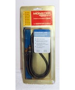 NOS Monster Cable 1100-1M Interlink 100 Shielded Audio Cables ~ 24k RCA ... - $285.40 MXN