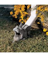 Gargoyle Downspout Cover Extension Statue Garden Rain Gutter Sculpture Grey - €38,43 EUR