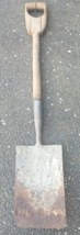 Vintage 1930s 38&quot; Wooden D Handle Coal Garden Barn Shovel  - £39.52 GBP