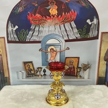 Orthodox Candle Holder Religious Christian Catholic Church Decoration Supplies - £151.86 GBP