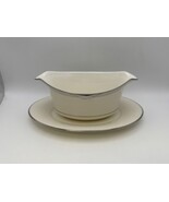 Noritake Fine China STERLING COVE Gravy Boat with Attached Underplate - $1,377.40 MXN