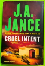 Cruel Intent: A Novel of Suspense by J.A. Jance (HCDJ 2008) 1stEd - £3.00 GBP