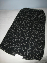Old Navy Ladies Long Black 100% Polyester SKIRT-LINED-8-EXCELLENT-WORN ONCE-NICE - £7.07 GBP