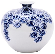 Vase Drifting Cloud Lamp Pomegranate Blue Colors May Vary White Variable - $389.00