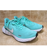 Girls Nike Revolution Running Shoes Sz 7.5 Turquoise - £15.56 GBP