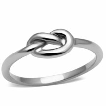 Stainless Steel Love Knot Band Stacking Ring Size 9 - £10.86 GBP