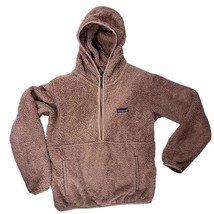 Patagonia Women&#39;s Los Gatos Hooded Fleece Pullover Size S Dark Rose Pink - £19.70 GBP