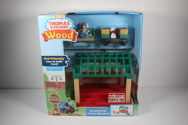 Knapford Train Station Thomas &amp; Friends Wood Easy To Build Track Fisher Price - £29.93 GBP